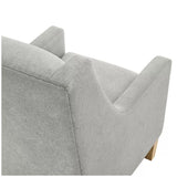 Fabric accent chair - Front View