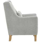 Fabric accent chair - Side View