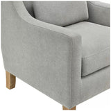 Fabric accent chair - 45-Degree Angle