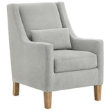 Fabric accent chair - Rear View
