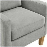 Fabric accent chair