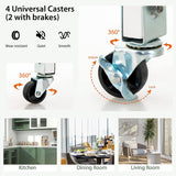 Kitchen Island on Wheels with Storage - Extra Image