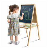 Fit And Fold Bamboo Easel - Side View