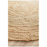 Atrium polo natural indoor rug 120 x 120cm - 45-Degree Angle