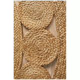 Atrium pilu natural rug 200 x 200cm - Top-Down View