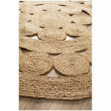 Atrium pilu natural rug 200 x 200cm - 45-Degree Angle