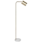 Snapper floor lamp gold marble