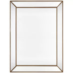 Zeta wall mirror large antique gold