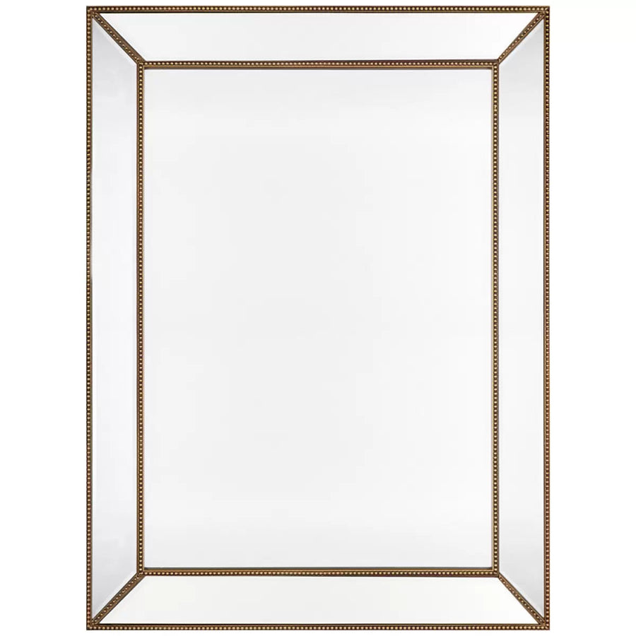 Zeta wall mirror large antique gold