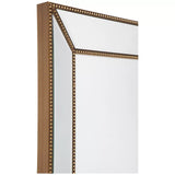 Zeta wall mirror large antique gold - Side View