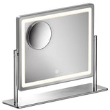 Aurea mini led cosmetic mirror - Top-Down View