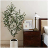 Artificial Olive Tree In French Crock Pot 2M - Front View