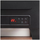Infrared electric fireplace stove heater - 45-Degree Angle