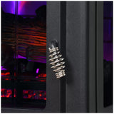 Infrared electric fireplace stove heater