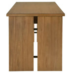 Writing Desk in Acacia Hue with Rubberwood Construction and Dovetail Drawers