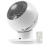 White Globe Fan Circulator in Charcoal Grey with 32.8m² Coverage