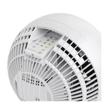 White Globe Fan Circulator in Charcoal Grey with 32.8m² Coverage