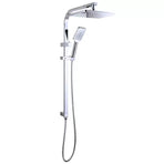 Chrome Shower Panel 30x15mm With Sliding Adjustable Shower Holder