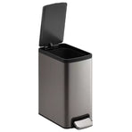 6L Stainless Steel Step Bin 2-Pack for Small Spaces