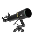 Black 102mm Astrophotography StarApp Telescope with Smartphone Adapter and Tripod