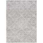 Silver Oasis Rug 230 x 160cm - Bohemian & Tribal Design, Easy to Clean, Durable Polypropylene