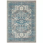 Blue Indoor Rug 400 x 300cm - Soft Material for Home Use