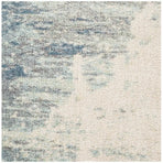 City Blue Rug 280 x 190cm - Contemporary Design with Hand-Carved Short Pile