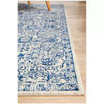 Evoke 256 Blue Indoor Rug 400x300cm - Soft Heat-Set Polypropylene