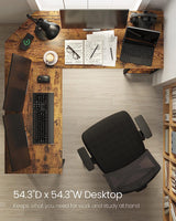 L-Shaped Computer Desk Corner - 45-Degree Angle
