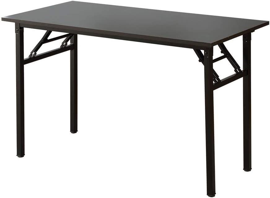 Sturdy and Heavy Duty Foldable Office Computer Desk (Walnut 120cm)