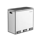 3 x 18L Kitchen Bin Waste Separation System - Front View