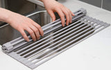 Over The Sink Multipurpose Roll-Up Dish Drying Rack (52 x 33 cm) - Extra Image
