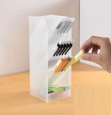 2 Pack Desktop Storage for office and school - Top-Down View
