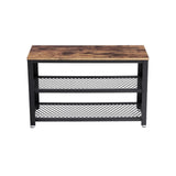 3 Tier Shoe Storage Bench (73 cm) - Top-Down View