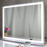 Hollywood LED Makeup Mirror with Smart Touch Control and 3 Colors Dimmable Light (72 x 56 cm) - Front View
