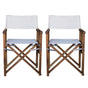 Set of 2 director chairs
