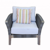 Paradise Armchairs and ottoman - Front View