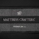 2.1 Premium Single Mattress 7 Zone Pocket Spring Memory Foam - Side View