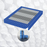 2.1 Premium Single Mattress 7 Zone Pocket Spring Memory Foam - Close-Up Angle