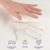 2.3 Excellence Double Mattress 7 Zone Pocket Spring Memory Foam - Low Angle