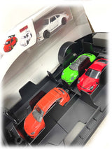 Majorette Porsche 911 GT3 RS Carry Case Playset including 4x Diecast Model Cars - 45-Degree Angle