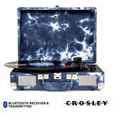 Crosley Cruiser Plus Bluetooth Turntable 3 Speed Indigo Blue - Front View