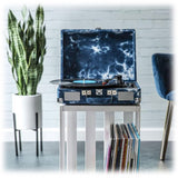 Crosley Cruiser Plus Bluetooth Turntable 3 Speed Indigo Blue - Rear View