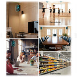 New Audioline Indoor Outdoor Speaker Pair 3-Way 4 Bookshelf Wall / Ceiling Mount - 45-Degree Angle