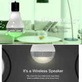 MiPow Playbulb STUDIO Gift Set Novelty LED Light Bulb & Candle Bluetooth Audio - Top-Down View