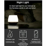 Twin Pack MIPOW PlayBulb LED Flameless Candle Night Light App Control Wedding Party - Close-Up Angle