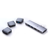 Adam Elements CASA HUB 10E SUPER DOCK USB-C TB3 8K HDMI Macbook Laptop - Front View