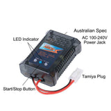 GT Power N802 NiMH NiCd Quick Battery AC Charger RC Hobby 2Amp Tamiya - Side View