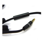Black Holysmoke Motif On Ear Foldable Headphones - Front View