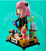 Kalos 31cm Anya Forger Face Changing Building Block Figure Spy X Family - Top-Down View